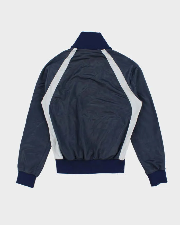 70's Vintage Men's Navy Zip Up Track Jacket - M