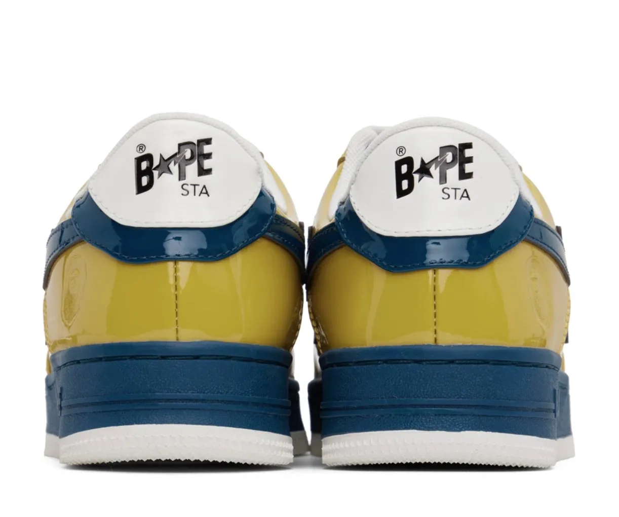 A BATHING APE BAPE STA NOSTALGIC BLUE YELLOW