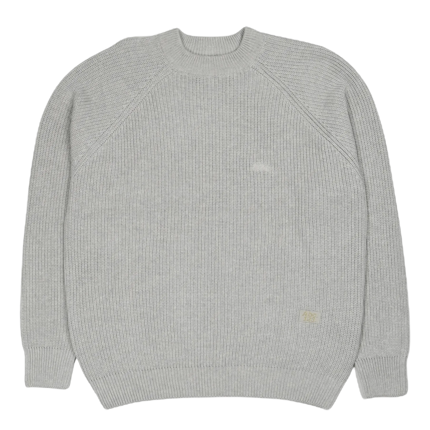 Abc. 123. Ribbed Crewneck Jasper Grey