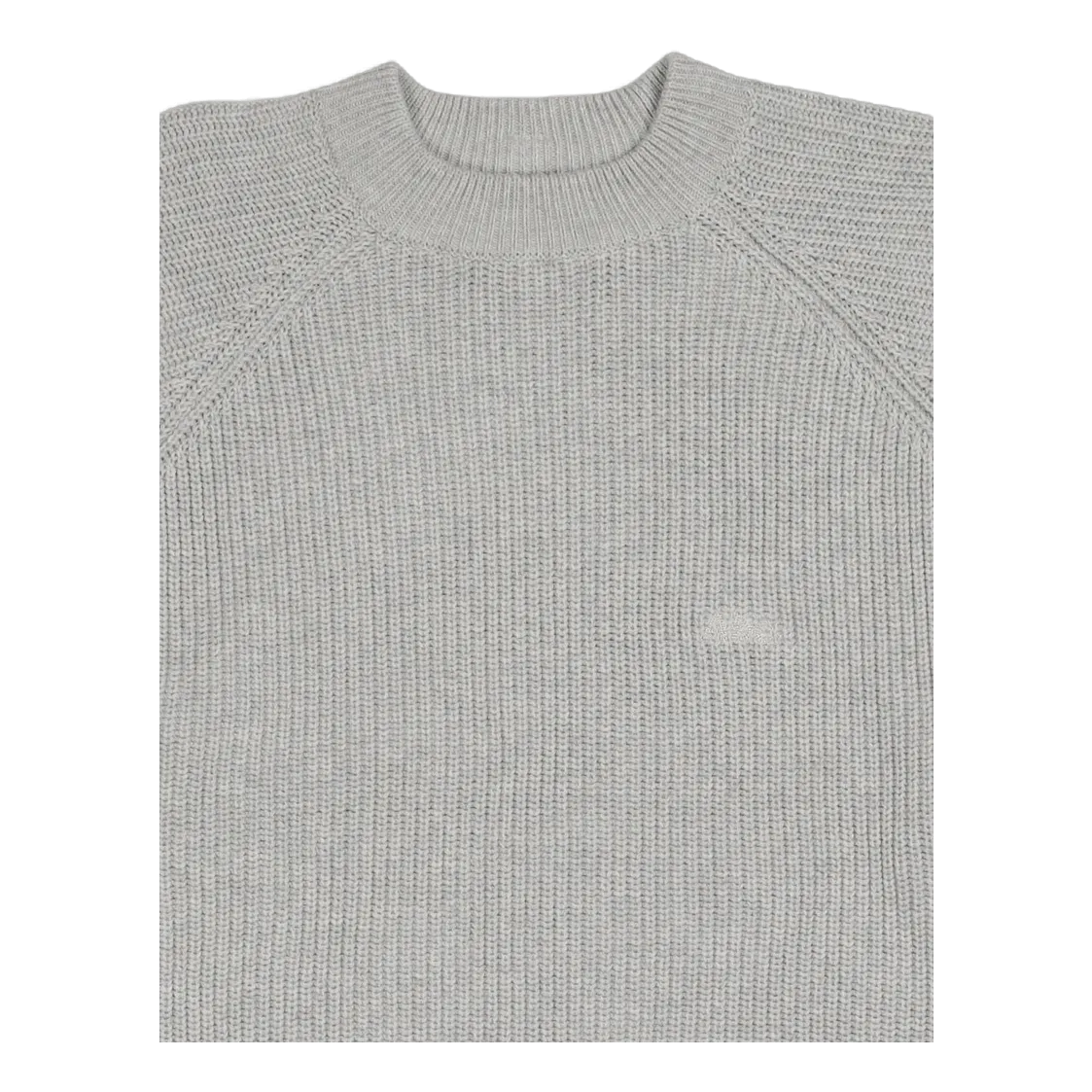 Abc. 123. Ribbed Crewneck Jasper Grey