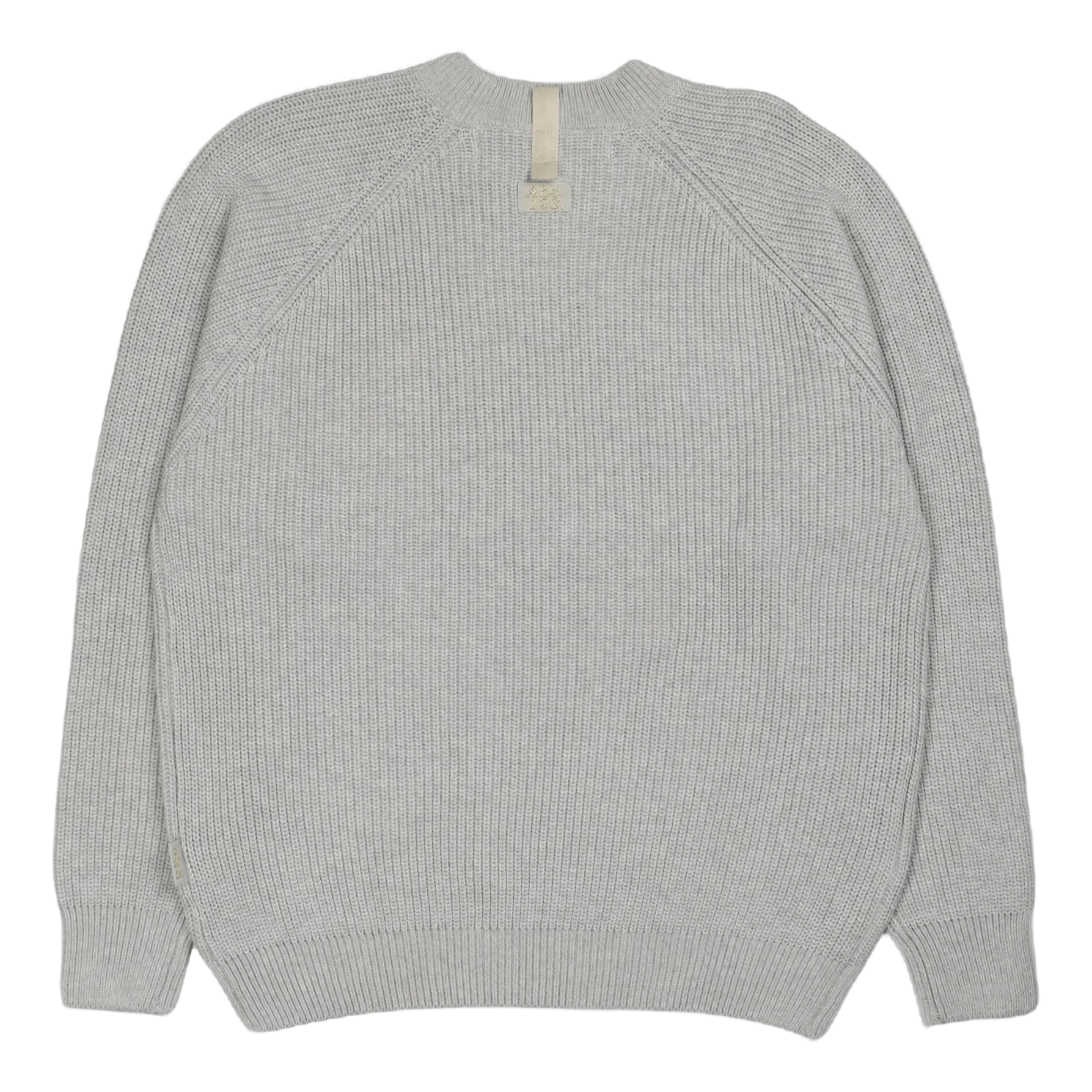 Abc. 123. Ribbed Crewneck Jasper Grey