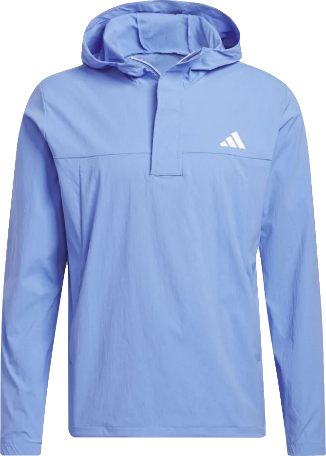 adidas Ripstop Golf Hoodie - Blue Fusion UK M