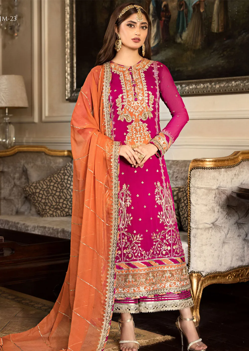 AJJM-23 Unstitched Jhilmil by Asim Jofa