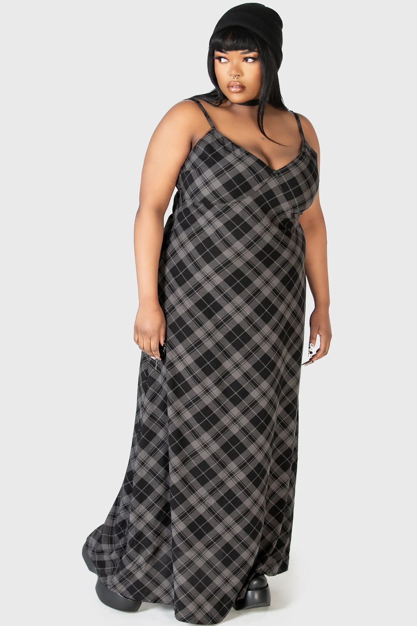 Alwina Maxi Slip Dress [PLUS]