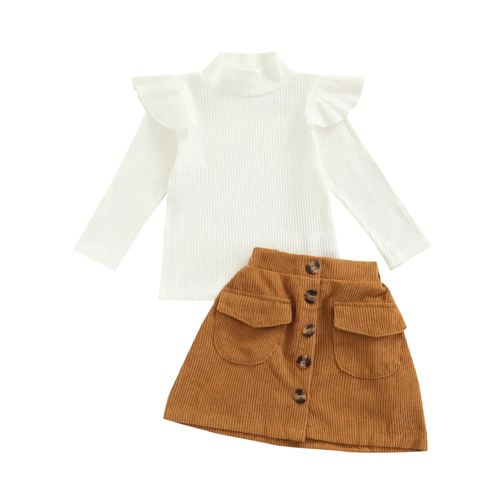 ANEZKA Corduroy Skirt Outfit