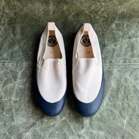 ARCHIVE SALE - MARINE SLIP ON, ECRU/NAVY