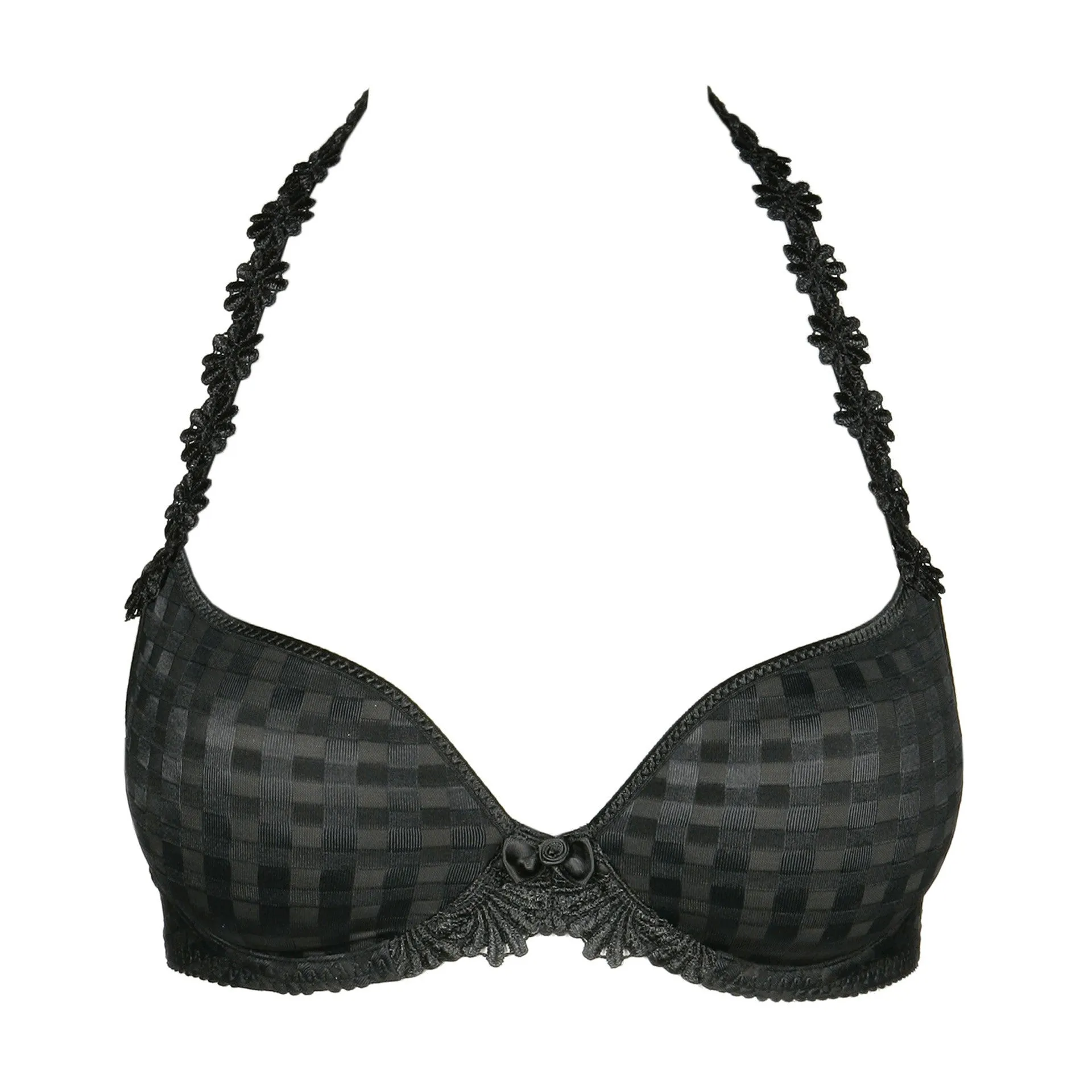 Avero Heart Shape Bra | Black