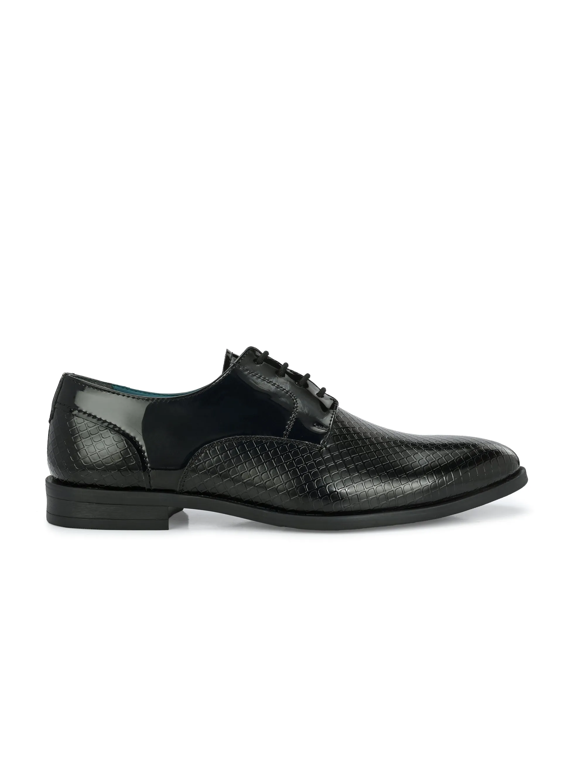 Balmoral Black Derby Shoes