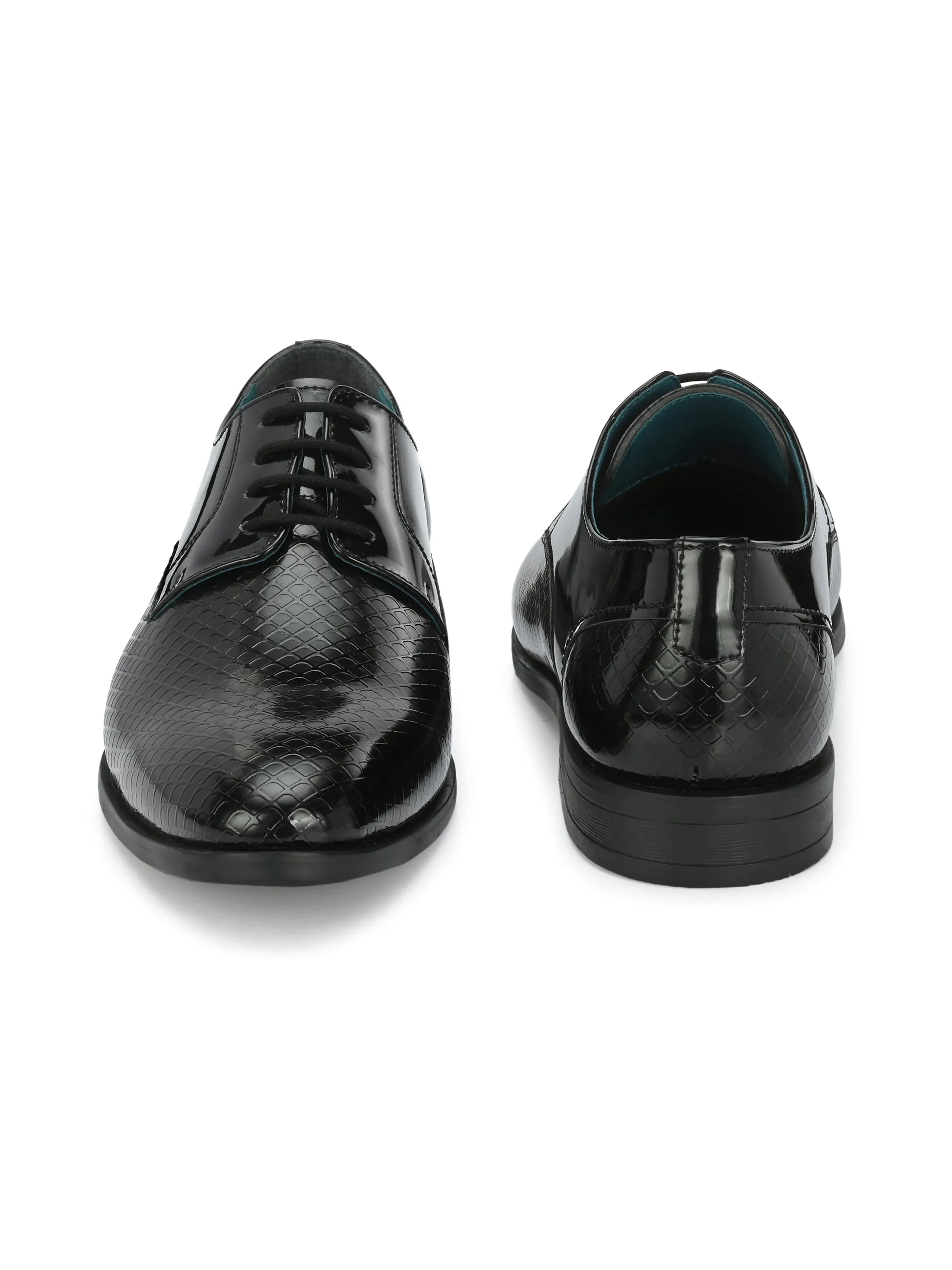 Balmoral Black Derby Shoes