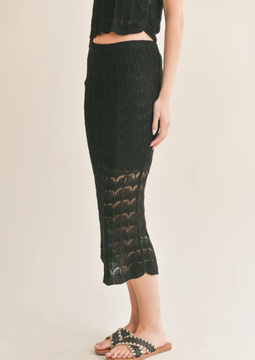 Belle Skirt -- Black