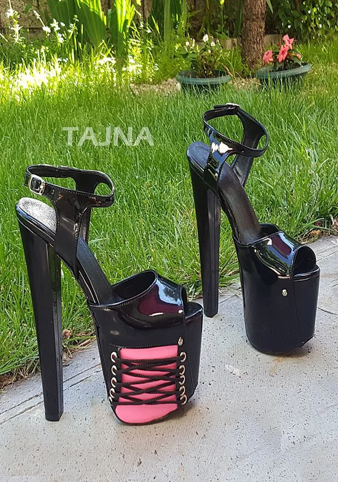 Black and Pink Burlesque Platforms