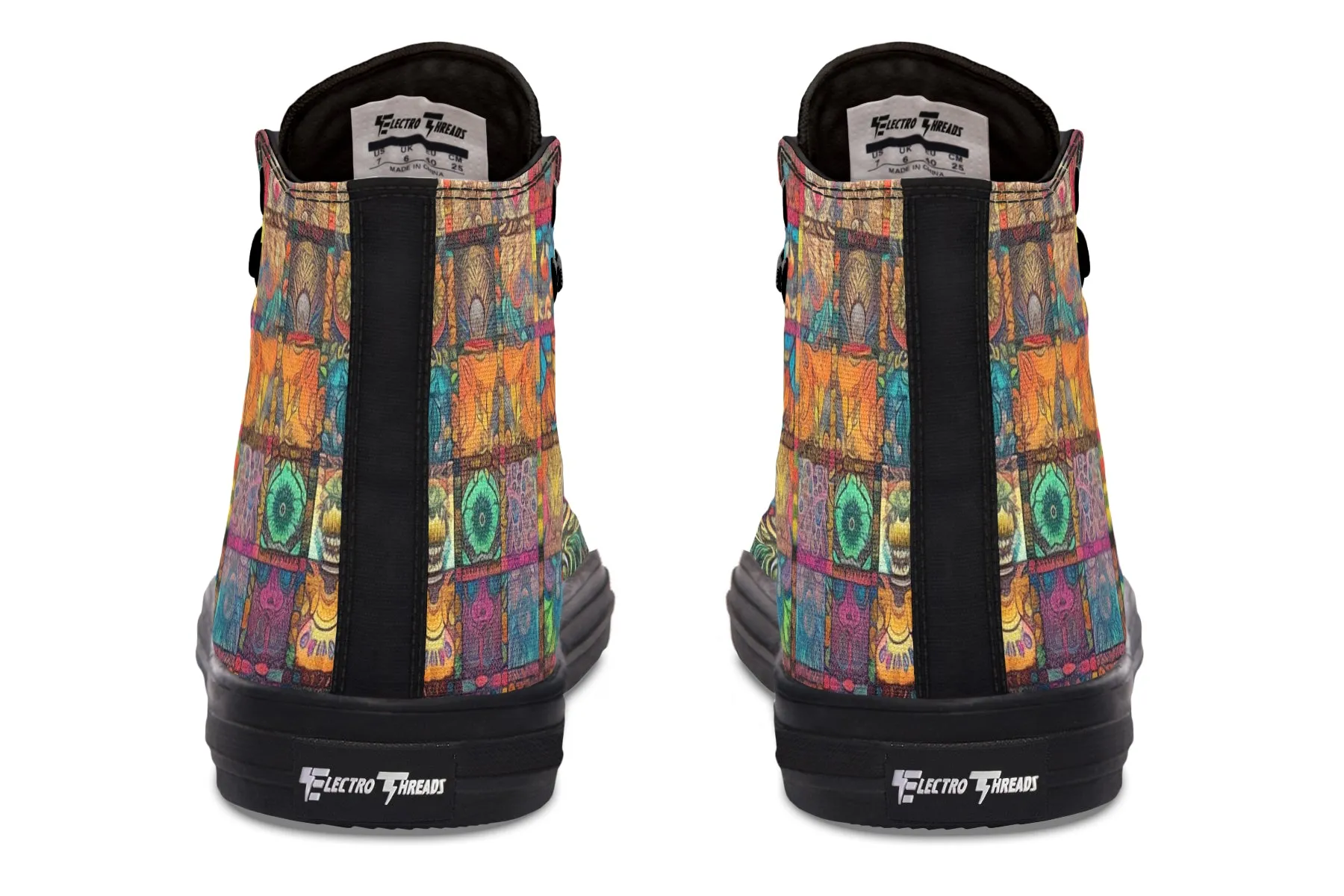 Blotter Quilt High Top Shoes