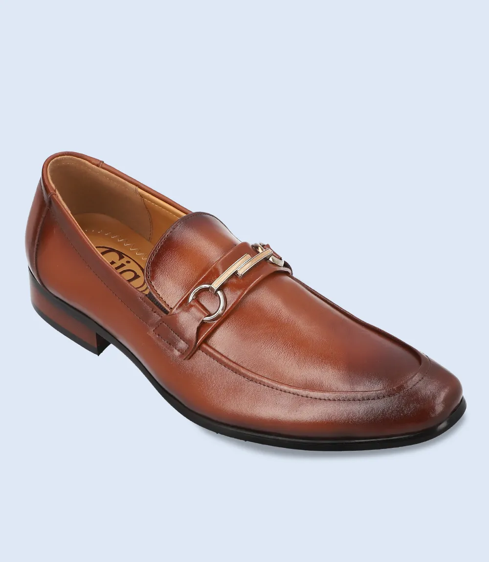 BM4141-BROWN-Men Formal Slip-on's