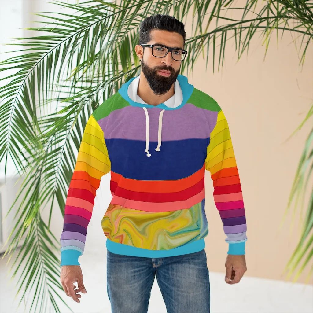 Color Me Rainbow Unisex Pullover Hoodie