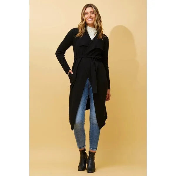 DARINA WATERFALL KNIT CARDIGAN