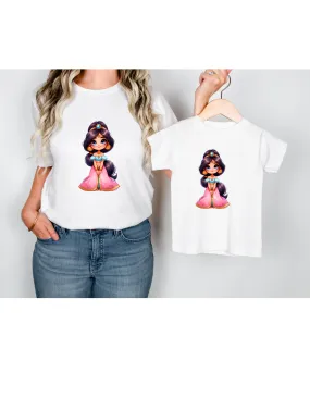 Disney Princess Mama and Daughter Matching Shirts