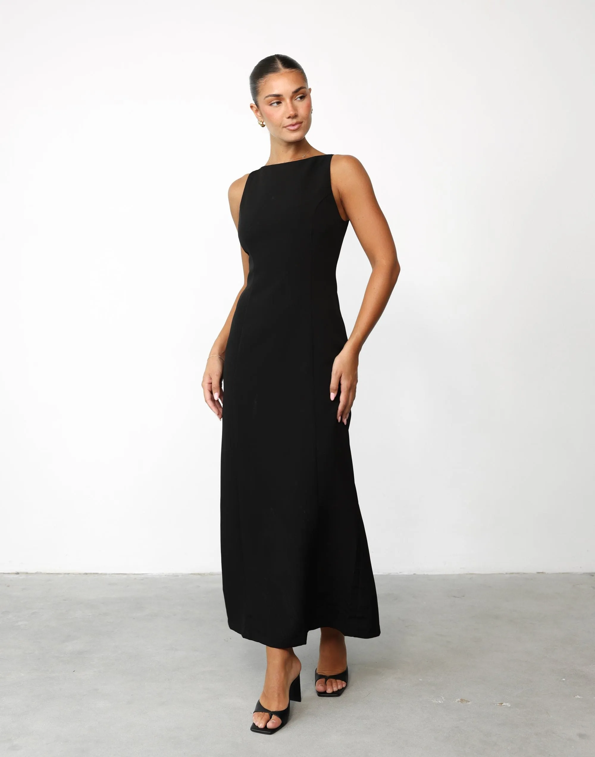 Evelyn Maxi Dress (Black)