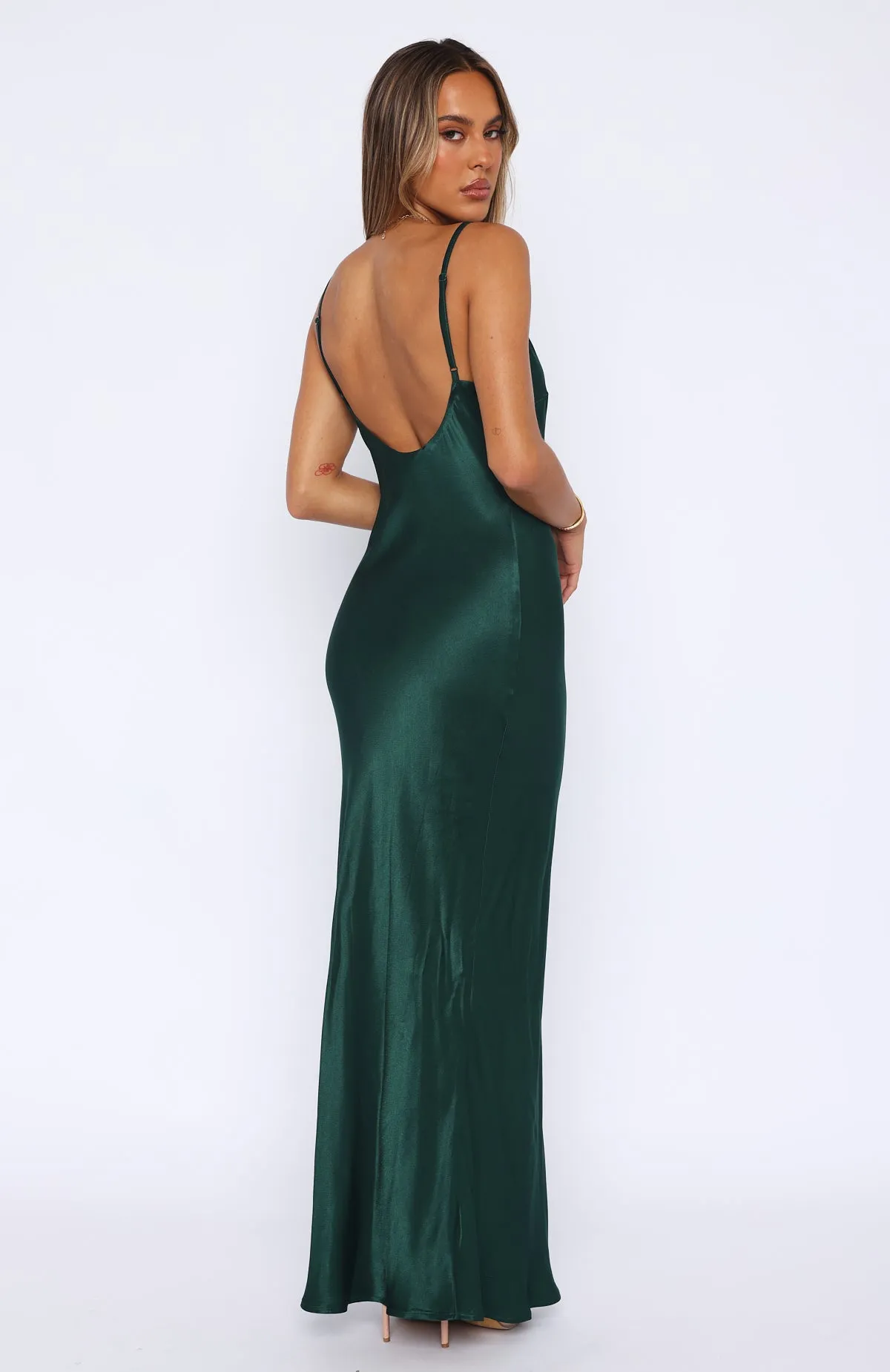 Good To Me Maxi Dress Emerald Green