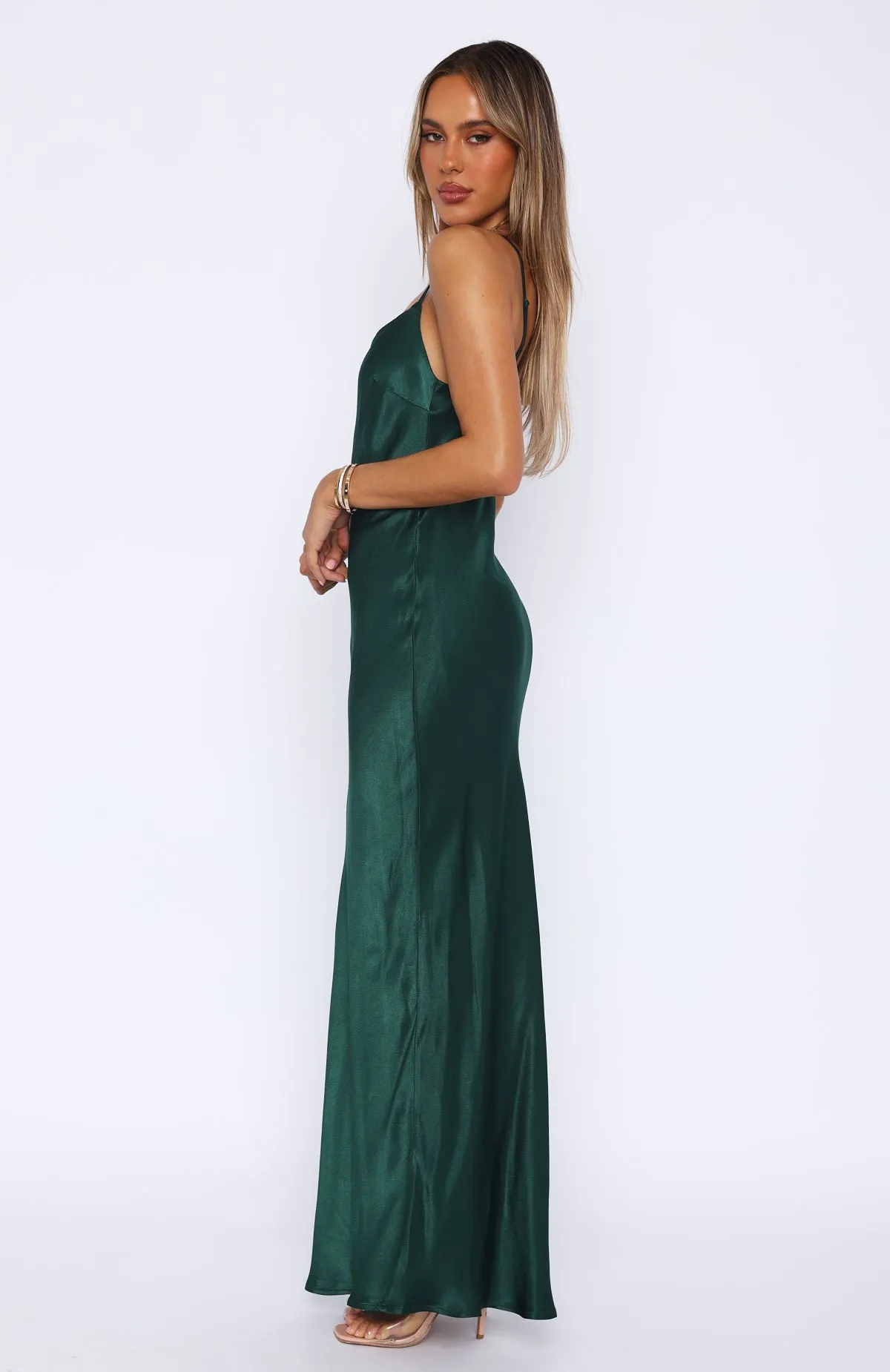 Good To Me Maxi Dress Emerald Green