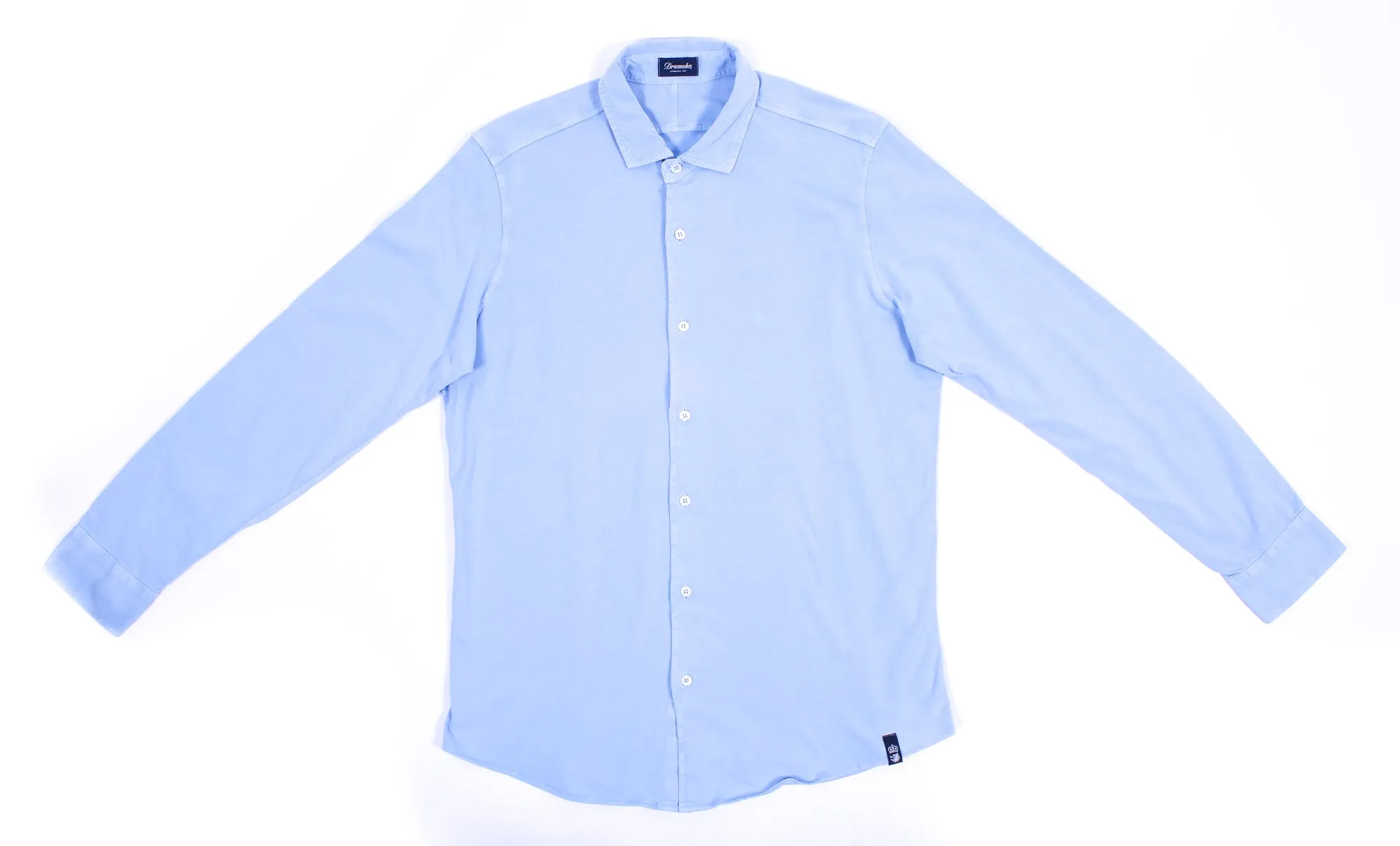 Iced Jersey Long Sleeve Button Front Shirt