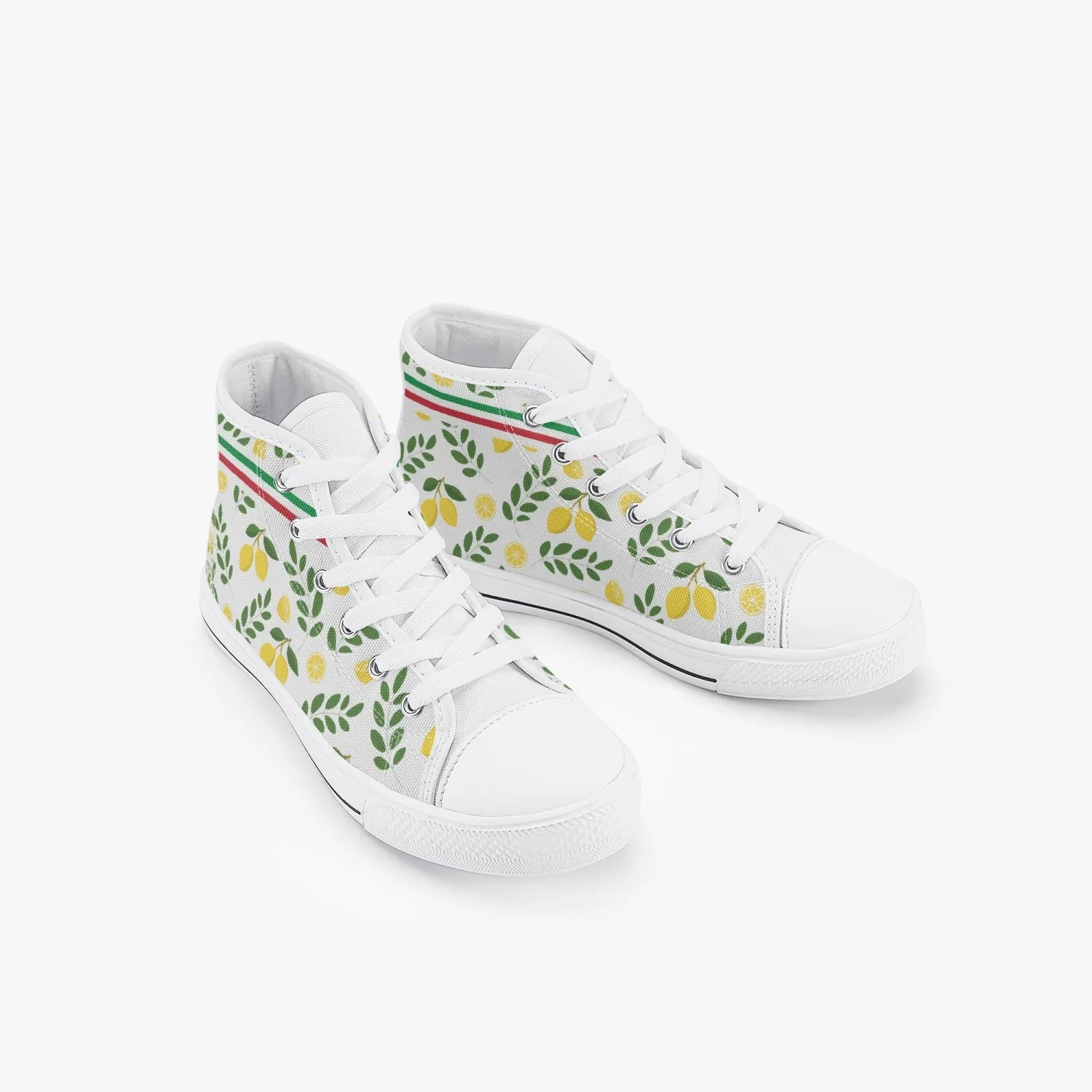 Kid’s High-Top Shoes Italian Lemon