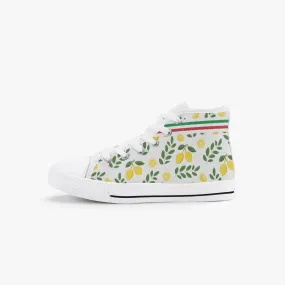 Kid’s High-Top Shoes Italian Lemon