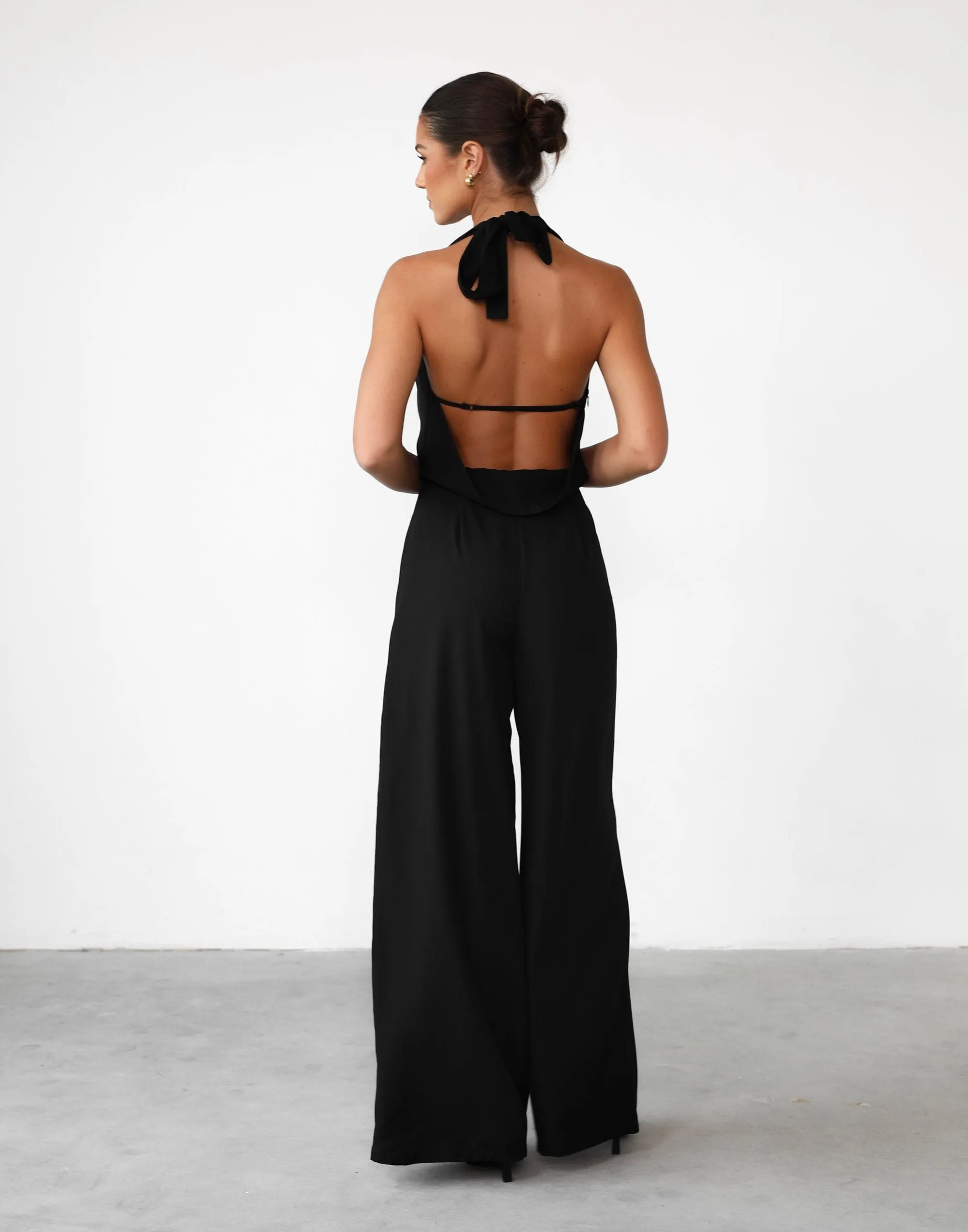 Optimized Title: Elegant Black Kyeesha Jumpsuit - Stylish & Comfortable All-in-One Outfit