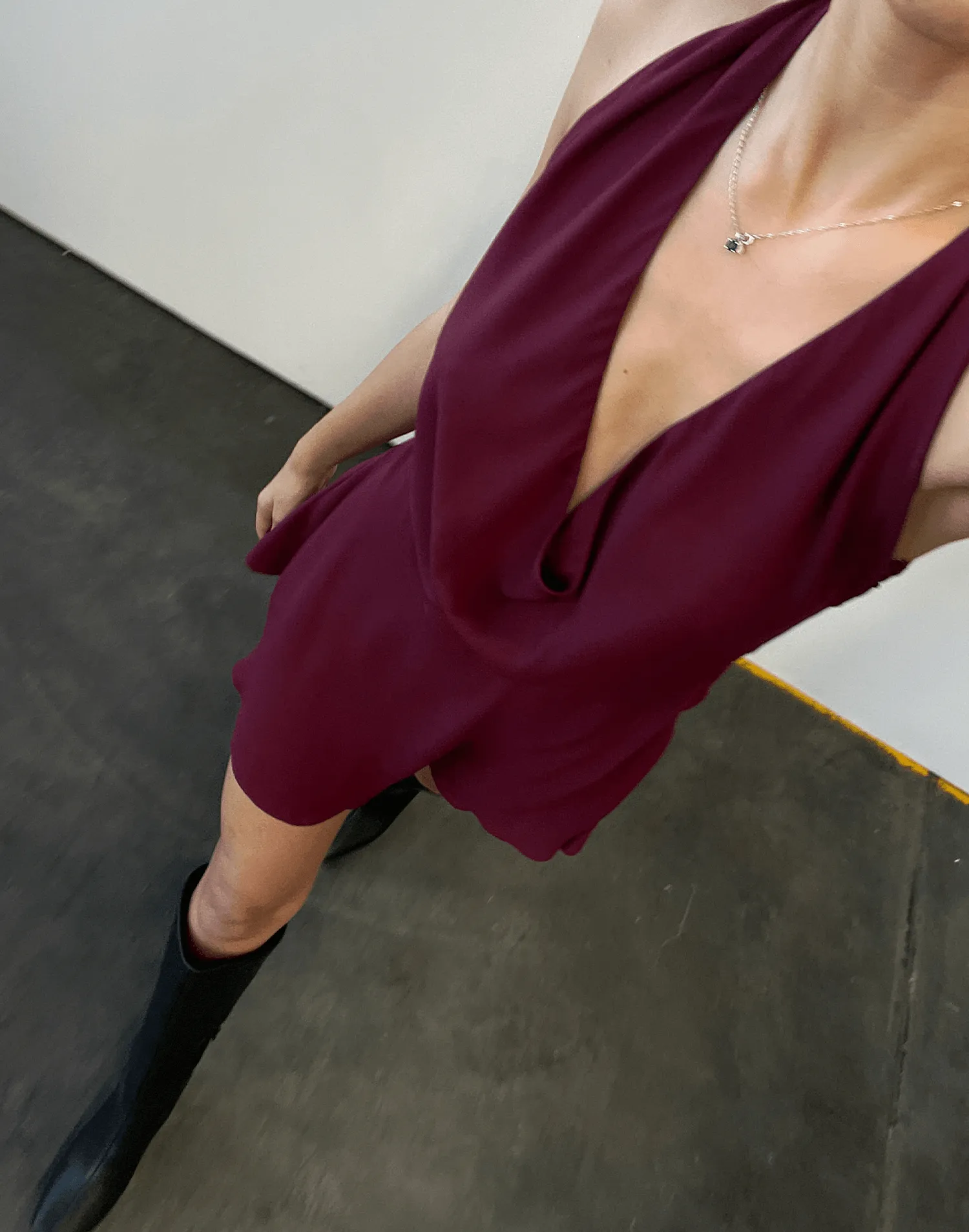 Kyeesha Mini Dress (Plum)