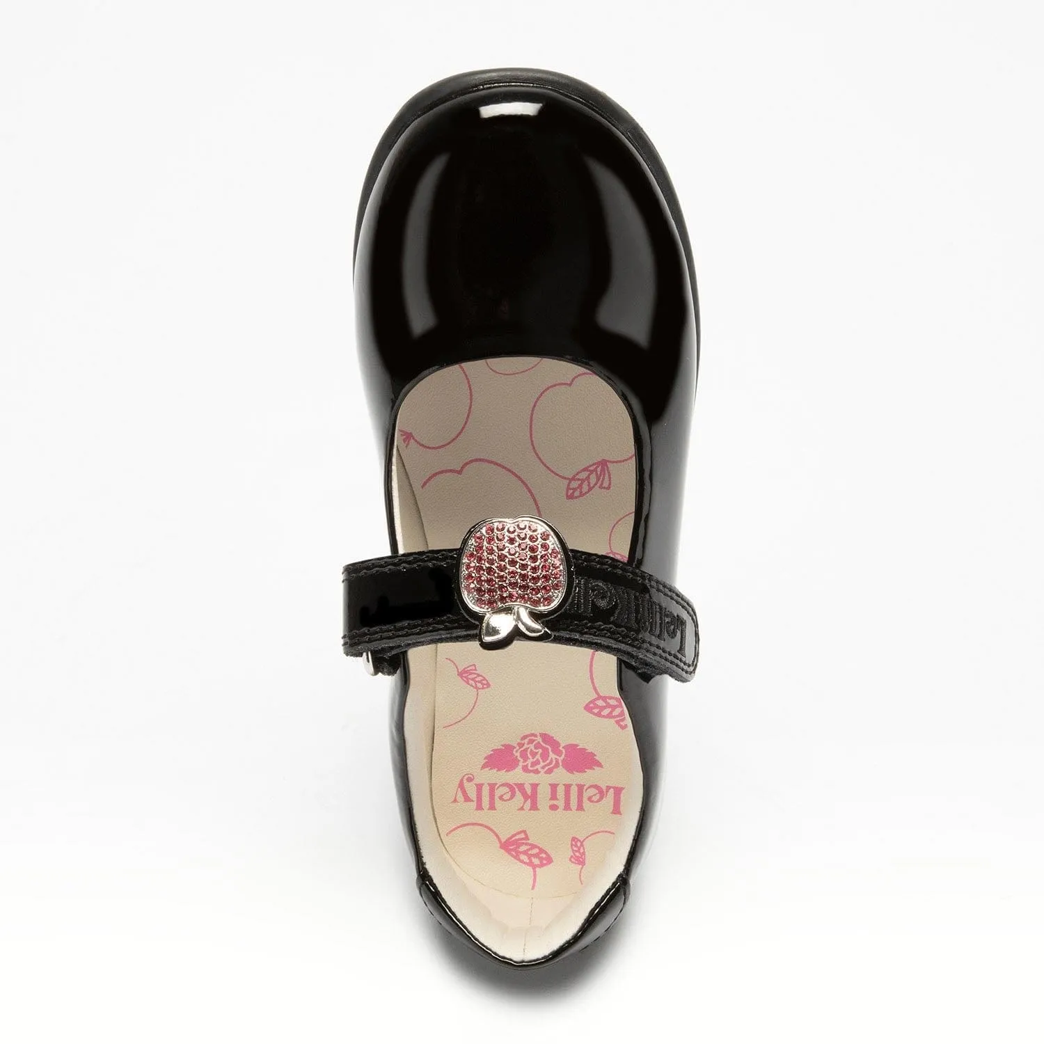 Lellikelly Diamante Apple School Shoes LKSE8715