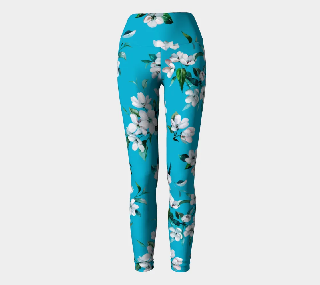 Morning Floral Yoga Leggings