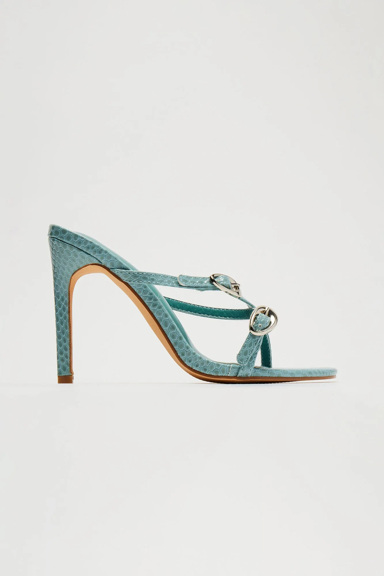 Nara Heeled Sandals - Blue