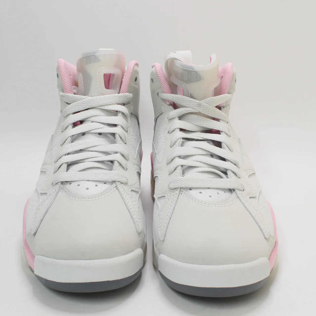 Nike Jordan Mvp Off White Cool Grey Med Soft Pink White Uk Size 4