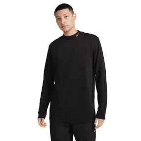 Nike Life L/S Mock Neck Shirt Black/White DX5868-010