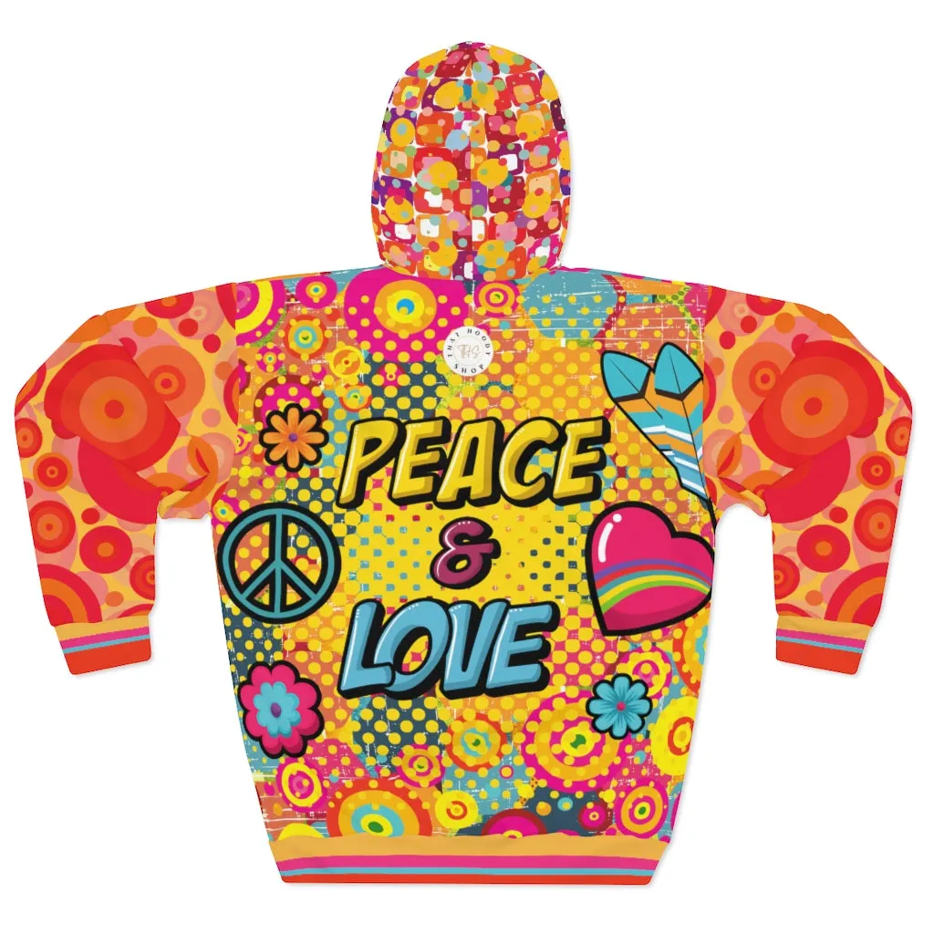 Peace, Love & Wanderlust Unisex Pullover Hoodie