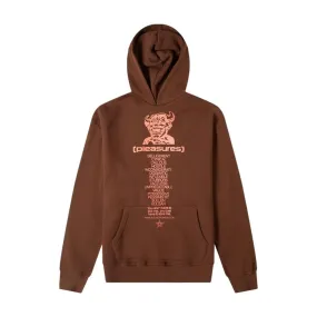 PLEASURES VULGAR HOODY-BROWN