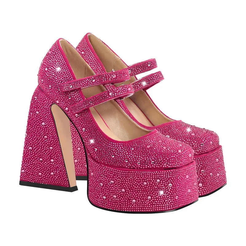 Pumps Queen Rivars (Fuchsia)