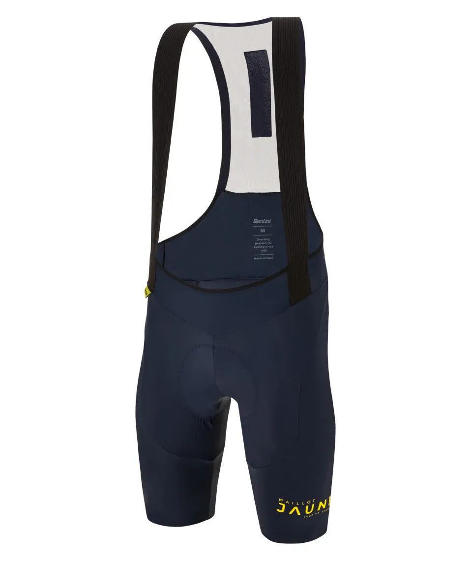 Santini Le Maillot Jaune Bib Shorts - Navy Blue