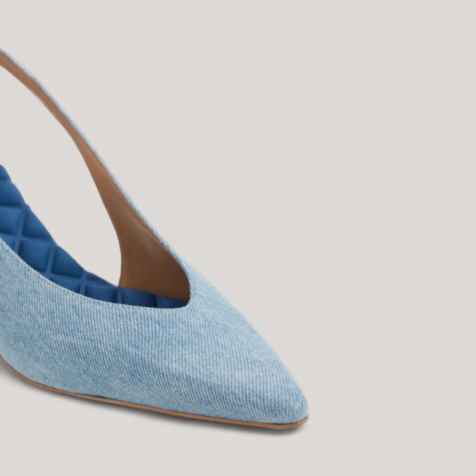 SILVANA | Blue Denim - Kitten Heel Pump