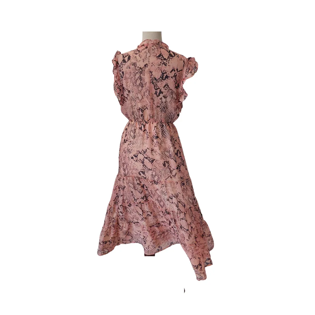 Steve Madden Pink and Brown Printed Maxi Dress | Like new |