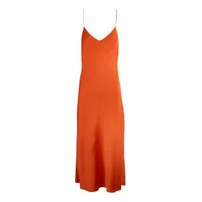 Tangerine Midi Bias Slip