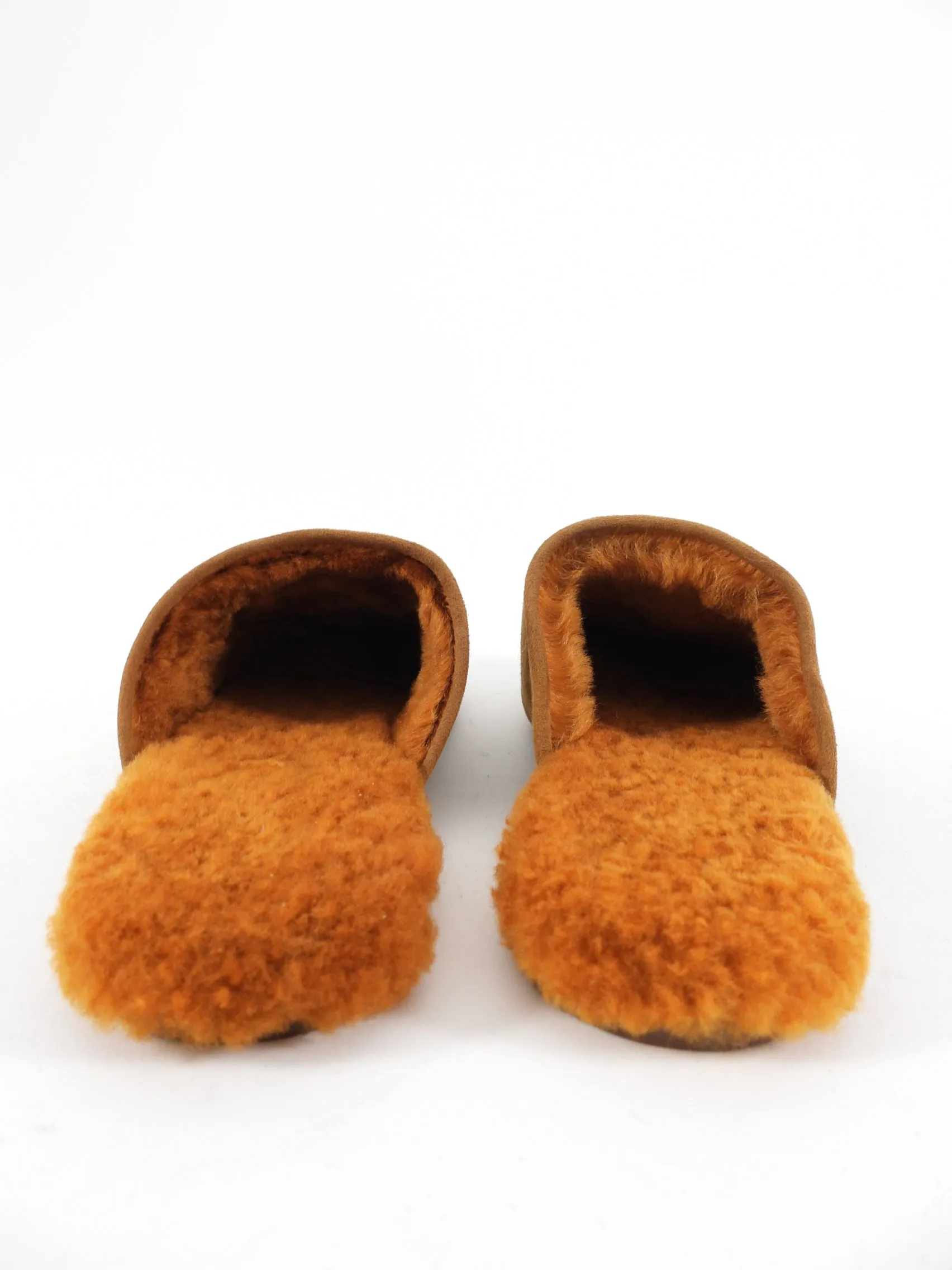 Tkees Ines Shearling Flat Slipper in Tan - USA 7