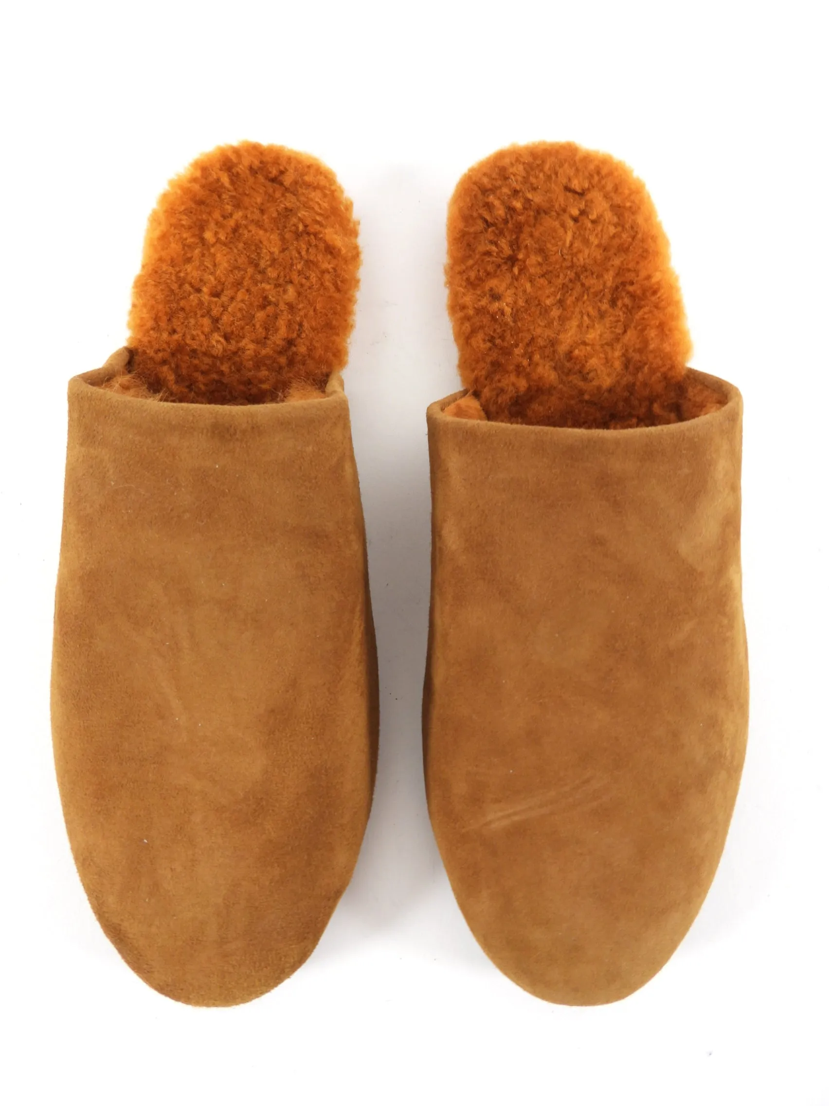 Tkees Ines Shearling Flat Slipper in Tan - USA 7