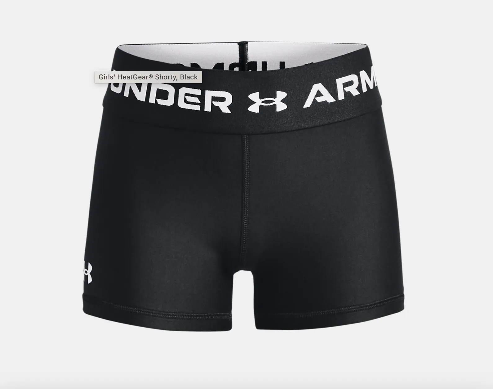 Under Armour Black HeatGear Armour Shorty