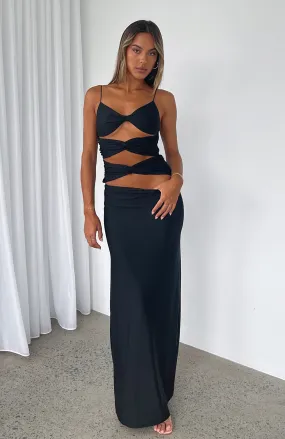 What Would You Do Maxi Dress Black