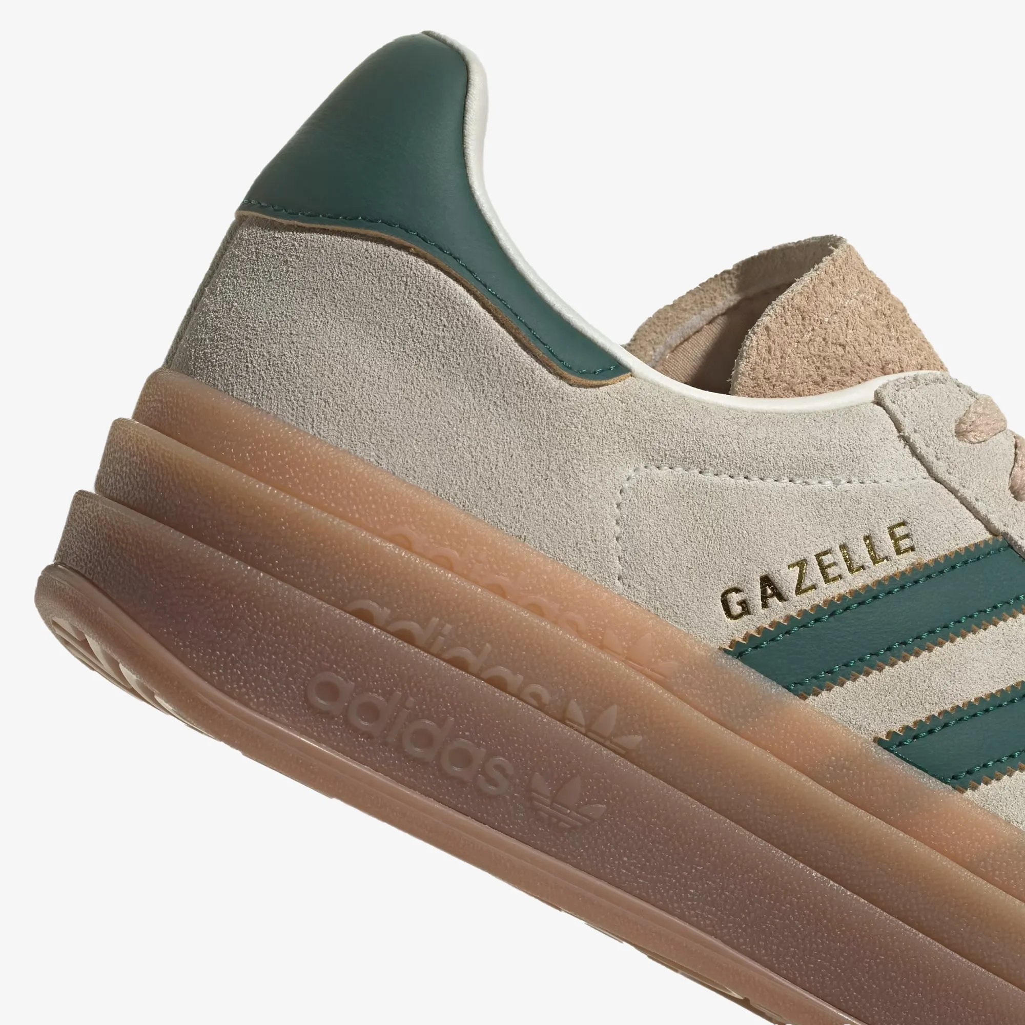 WMN'S GAZELLE 'CREAM WHITE/GREEN/MAGIC BEIGE'